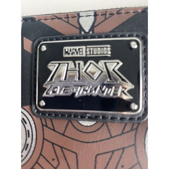 Loungefly Disney Marvel Thor Love & Thunder Flap Wallet NEW - Picture 3 of 11